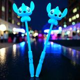 2 Adet Mavi Stitch Işıklı Çubuk Stiç Işıklı Çubuk 35 Cm Modlu Parti Işıkları Renkli Led Işıklı Çubuk