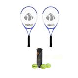 2 Adet Max Joys 25 İnç Çocuk Tenis Raketi + 2 Adet Tenis Çantası + 3 Adet Expert Seviye Maç Topu