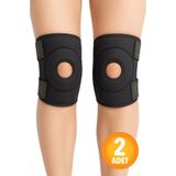 2 Adet Menisküs İçin Medikal Dizlik Diz Korsesi Patella Ligament Destekli Dizlik Koruyucu