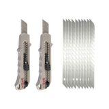 2 Adet Metal Maket Bıçağı + 10 Adet Yedek Uç