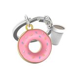 2 Adet Metalmorphose Donut Anahtarlık Pembe-Gümüş MTM324-01