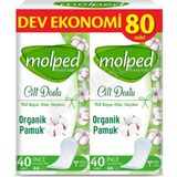 2 Adet Molped Pure&Soft İncelik Günlük Ped 80'Li