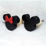 2 Adet! Mouse Bebek Odası Ahşap Çekmece/dolap Kulpu Fare Çekmece Kulp
