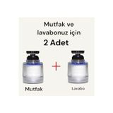 2 Adet Musluk Ucu Filtre(Mutfak ve Lavabo Için)