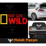 2 Adet Nat Geo Wıld Oto Sticker, Araba Stickerı