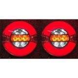 2 Adet Neon LED Stop Lamba 12-24 Volt 4 Fonksiyonlu 9 cm