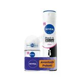 2 Adet Nivea B&W Clear Kadın Deodarant 150 Ml + Roll-On 25 Ml Hediye