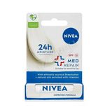 2 Adet Nivea Med Repair Renksiz Dudak Kremi 4,8 Gr