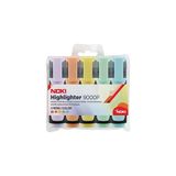 2 Adet Noki 5'Li Pastel Fosforlu Kalem