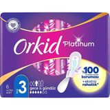 2 Adet Orkid Platinum Hijyenik Ped Uzun Extra (Boy 3) Tekli Paket 6'Lı