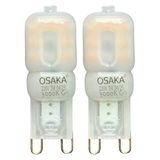 (2 Adet) Osaka 3W Sarı Işık (3000K) Buzlu Dim Edilebilir G9 Duylu Led Kapsül Ampul