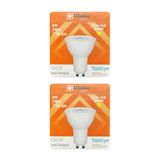 (2 Adet) Osaka 9W (70W) Sarı Işık (3000K) Gu10 Duylu Led Çanak Ampul