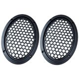 2 Adet - Oval Hoparlör Kapağı 6x9 İnç Kaliteli Plastik Midrange Kapak