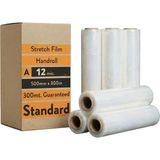 2 Adet Palet Streç Film El Tipi 12 Mikron 50 Cm 300 M 6'Lı
