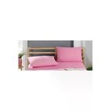 2 Adet Pamuklu Yastık Kılıfı 50 X 70 Cm Pembe