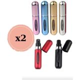 2 Adet Parfüm Şişesi Taşınabilir Mini Doldurulabilir Atomizer Pa