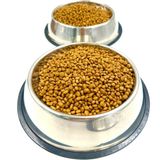 2 Adet Paslanmaz Çelik, Kaydırmaz Tabanlı Köpek Mama ve Su Kabı 26 cm - Seçenek 1