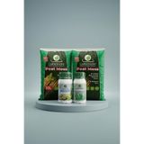 2 Adet Peat Moss 10 L + Sıvı Bitki Besini 250 ml + Sıvı Deniz Yosunu 250 ml Paket