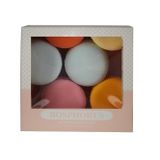 2 Adet Pencereli Hediye Kutusu,Şeffaf Pvc Pencereli Pembe Renkli 22X22x7,5