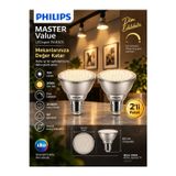 (2 Adet) Philips 9.5W 3000K Sarı Işık E27 Duylu 760 Lümen Dim Edilebilir Par30 Ampul