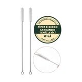 2 Adet Pipet Emzik Çaydanlık Temizleyici Fırça 718031 - Çok Renkli