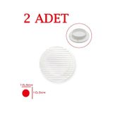 2 Adet Plastik 10.5Cm Gider Kapağı Yer Süzgeci Izgarası Kapağı