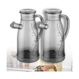 2 Adet Plastik Füme Yağlık, Sirkelik, Sosluk 700 ml Pratik Yağdanlık - 0 - Siyah - Option-1