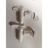 2 Adet - Plastik Musluk – 3/4” Dişli (Bahçe & Sulama Musluğu)
