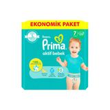 2 Adet Prima Ekonomik Paket (7) Xxl 15+ Kg 34 Adet Bebek Bezi
