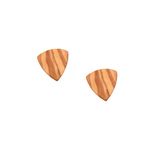 2 Adet Profesyonel Ahsap Gitar Ukulele Penasi Wooden Guitar Picks Kiraz Agaci
