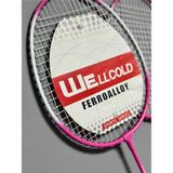 2 Adet Profesyonel Badminton Raketi, Deluxe Badminton Çantası, 3 Adet Badminton Topu Seti, Pembe - Çok Renkli