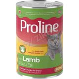 2 ADET Proline Sos İçinde Et Parçacıklı Kuzu Etli Yetişkin Kedi Maması 400 Gr