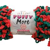 2 Adet Puffy More El Örgü İpliği,Parmak Örgü İpi (2 x 150 Gram) (6292)