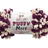 2 Adet Puffy More El Örgü İpliği,Parmak Örgü İpi (2 x 150 Gram) (6537)