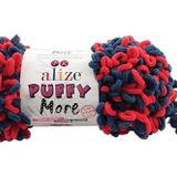 2 Adet Puffy More El Örgü İpliği,Parmak Örgü İpi (2 x 150 Gram) (6551)