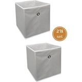 2 Adet Raf Organizer, Çok Amaçlı Saklama Kutusu, Çamaşır Oyuncak Düzenleyici 30x30x30 Cm 2’li Set