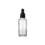 2 Adet Şeffaf Cam Şişe 50ml Damlalıklı