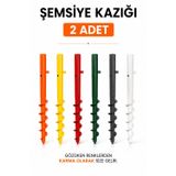 2 Adet Şemsiye Sabitleme Kazığı