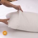 2 Adet Sıvı Geçirmez Fermuarlı Yastık Alezi