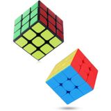 2 Adet Speed Cupe Rubik Küp Zeka Küpü 3x3 Hız Küpü,fidget Oyuncak Seyahat Zeka Oyunu Canlı Renkler Ve Klasik