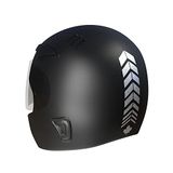 2 Adet Sport Tasarımlı Kask, Araba Ayna Sticker Reflektif, Floresan, Parlak Düz, Özel Renkler Çınar Extreme Gümüş