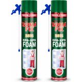2 Adet Ssomafix S815 Poliüretan Mantolama Köpüğü 750ML 920GR