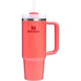 2 Adet Stanley Quencher H2.o Flowstate Tumbler Pipetli Termos Hot Coral 0.89 Litre