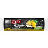 2 Adet Stepy Büzgülü Çöp Torbası Limon Kokulu Büyük Boy
