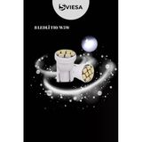 2 Adet T10 Dipsiz W5w 8 Ledli Beyaz Park Tavan Plaka Ampülü