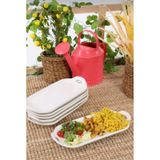 2 Adet Tavuk Dünyası Model Servis Tabağı Sunum Tabağı 34X16 Cm