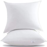 2 Adet Throw Serisi Antialerjik %100 Silikon Elyaf Dolgulu Kırlent Iç Kare Yastık 45x45cm 350gr