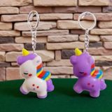 2 ADET UNICORN ANAHTARLIK RENKLİ SEVİMLİ UNICORN SUKUŞİ
