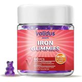 2 Adet Validus Iron Vitamin C Rosehip Extract 60 Gummies
