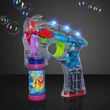 2 Adet Vıp Renkli Işıklı Köpük Tabancası Bubbles Gun Baloncuk Tabancası +4 Adet Yedek Köpük Solüsyon